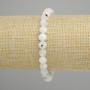 Adularia Bracelet smooth beads, diameter 7mm±, length 18cm± stretch