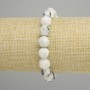 Adularia Bracelet Multifarious facets, 10x9mm, diameter 18cm stretch