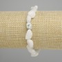 Adularite Bead Bracelet, faceted, 10-12×10-11 mm, +-, length 18 cm +- stretch