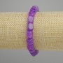 Sugilite Bracelet Cubes, diameter 7-8mm ±, length 18cm ± stretch
