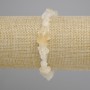 Bracelet Citrine rough stone, diameter 7-13×4-11mm+-, length 18cm +- stretch