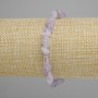 Amethyst faceted bracelet, 6-11×6-7mm diameter, 18cm length +/-, stretch