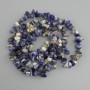 Sodalite Beads Chip, diameter 4-10×2-6mm+-, length 78cm+