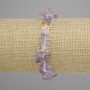 Amethyst Nugget Bracelet, diameter 5-10×2-4mm, length 18cm, stretch