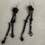 Earrings Czech Crystal, length 90mm +