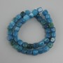 Apatite Cubic Beads, diameter 7–9mm, length 39cm