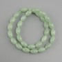 Jadeite Beads Granule, 12.5×8 mm, ±, length 38 cm ±