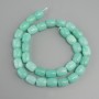 Aquamarine Beads Barillo, 11×10–10.5 mm, 37 cm length