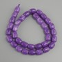 Sugilite Barilo Beads, diameter 10, 5-11×9mm ±, cord length 38cm ±