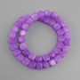 Lavender Amethyst Cubes Beads 7–8 mm, 38 cm long