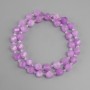 Lavender Amethyst Faceted Diamond Beads, 8x7mm dia. +/- beads 3mm+-, 37cm+ length