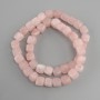 Pink Cubes Beads, 8mm diameter ±, 38cm length ±