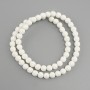 Lava Beads Smooth Ball 6mm Dia. ±, Length 38cm ±