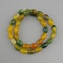 Agate Beads Grain Shape, 12x8mm diameter, ~38cm length on thread