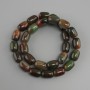 Agate Barillo Beads, 14x10mm approx, 39cm length on thread
