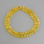 Citrine Beads multifaceted 6x5mm, length 36cm