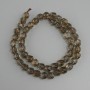 Smoky topaz Beads facets, 7x7mm dia, approx 36cm length