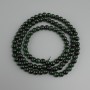 Green Tiger's Eye Beads (single) smooth round bead, diameter 8mm±, length 80cm± on fishing line