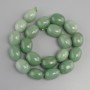 Nephrite Jade Tumbled Oval Beads, 19-20×15-16 mm, with 39 mm+ length