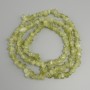 Toned quartz chips seed beads, 6-13×4-9mm, 80mm approx. length on monofilament