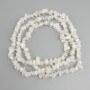 Adularia Beads碎碎 (Adularia microchips) on thread, 6-8×3-6 mm, length 78 mm ±