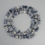 Rutilated Quartz Hairy Quartz Chip Beads, 6–10×2–4mm diameter, 78mm length on fishing line