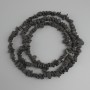 Lava Chips Beads, 6–11×3–7 mm, 80 mm string