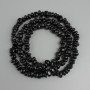 Agate Pebble Beads, 9–12×5–6.5 mm, thread length 80 cm ±