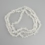 Beads Mountain Crystal Chip, diameter 5-9×2-3, 5mm+-, length 78cm+- on fishing line