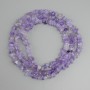 Amethyst Beads shard, diameter 5-8×2-3, 5mm+-, thread length 80cm+-