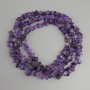Amethyst Beads Shard Chip, diameter 7-14×2-7, 5mm±, length 80cm± on thread