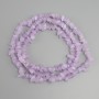 Amethyst Beads Chip, diameter 6-12×2-7mm+-, thread length 78cm+-