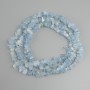 Aquamarine Chip Beads, 7-15×3-9mm, on Thread, 76cm long ±