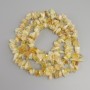 Citrine Beads Chunk, diameter 10-19×3-9mm, length 76cm on a thread