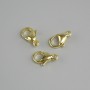 Price per 1 pc. Lobster clasp, 10x5mm diameter, metal colour gold