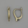 Bronze-colour Ear Studs 17x3mm (pair)