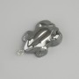 Hematite Frog Pendant, diameter 32×21mm+