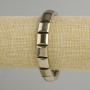 Hematite Bracelet Chain, diameter 10.5×10.5mm+- gold colour, length 18cm+- stretch