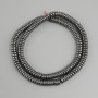 Hematite Rondelle Beads, 5x2mm diameter, 40cm string