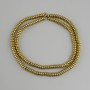 Hematite Rondelle Beads, 4x2 mm, gold colour, length over 40 cm