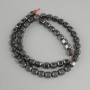 Hematite Beads Multifaceted, diameter 8x6, 5mm±, thread length 40cm±