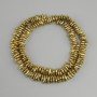 Hematite Beads Gold Chip, 7-9×2-3mm, Length 40cm