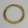 Hematite Beads Rondelle Square Gold Colour, 4x2mm, length 40cm