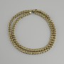 Hematite Beads Cube 4x4mm± Light Gold Color, 40cm+ Length