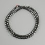 Hematite Beads Cylinder, diameter 4x4mm, length 40m+-