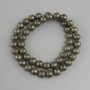 Pyrite Beads Smooth Sphere 8.5mm Ø, length 38cm