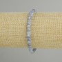  bracelet Kianite faceted cube, diameter 4.5×4.5mm, length 18cm±, stretch