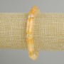Bracelet Citrine Cylinder, diameter 18x8mm +-, length 18cm +-, stretch