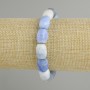 Agate Barrel Bead Bracelet, diameter 14×10mm, length 18cm, stretch</name
