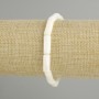 Bracelet Mother-of-Pearl Cylinder, diameter 15x6mm+-, length 18cm+/- stretch
